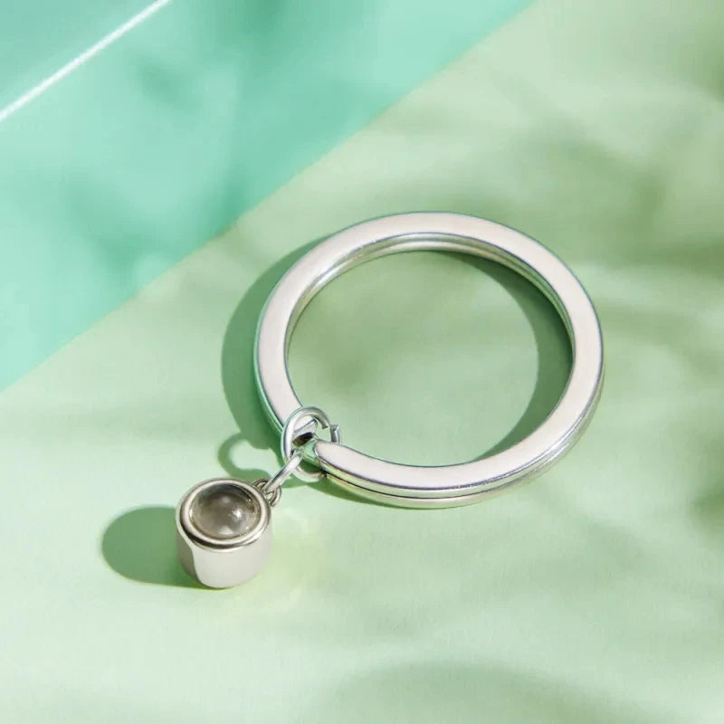 Memory Locket Keychain