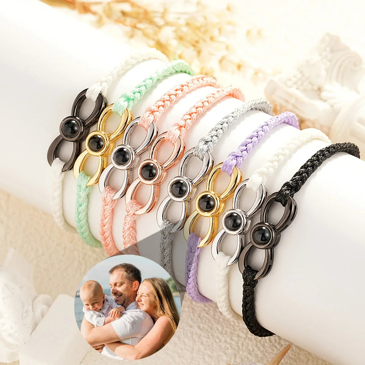 Heart Chain Memory Bracelet
