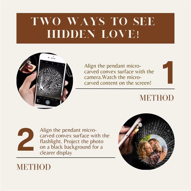 Sentimental Love Projection Ring