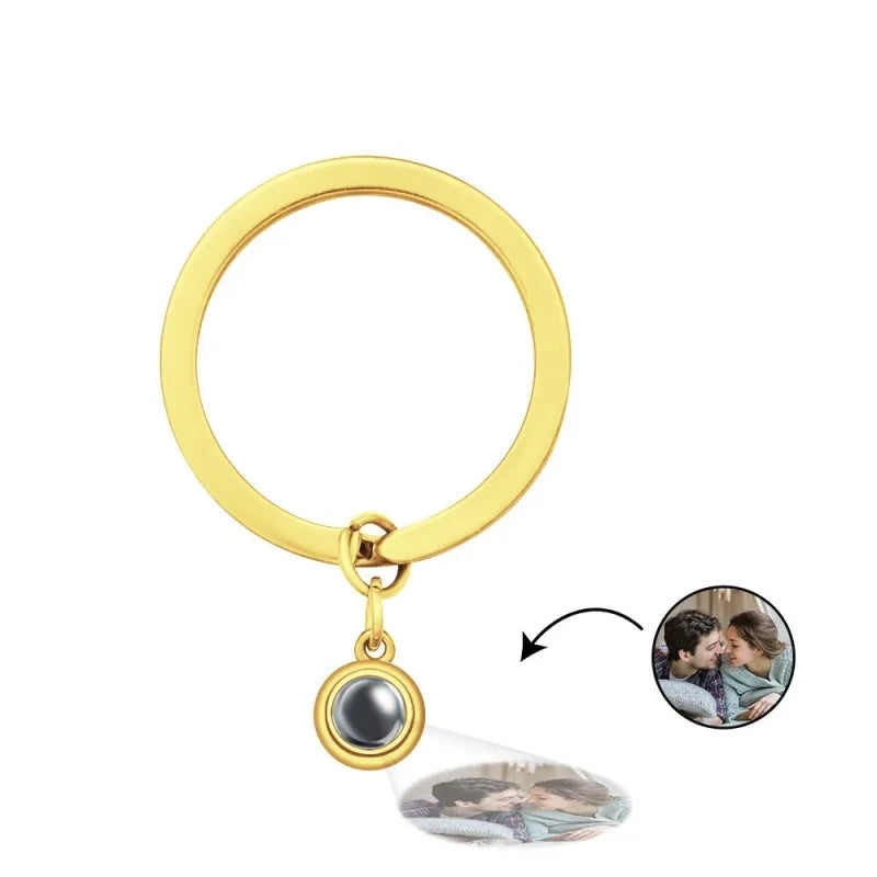 Memory Locket Keychain