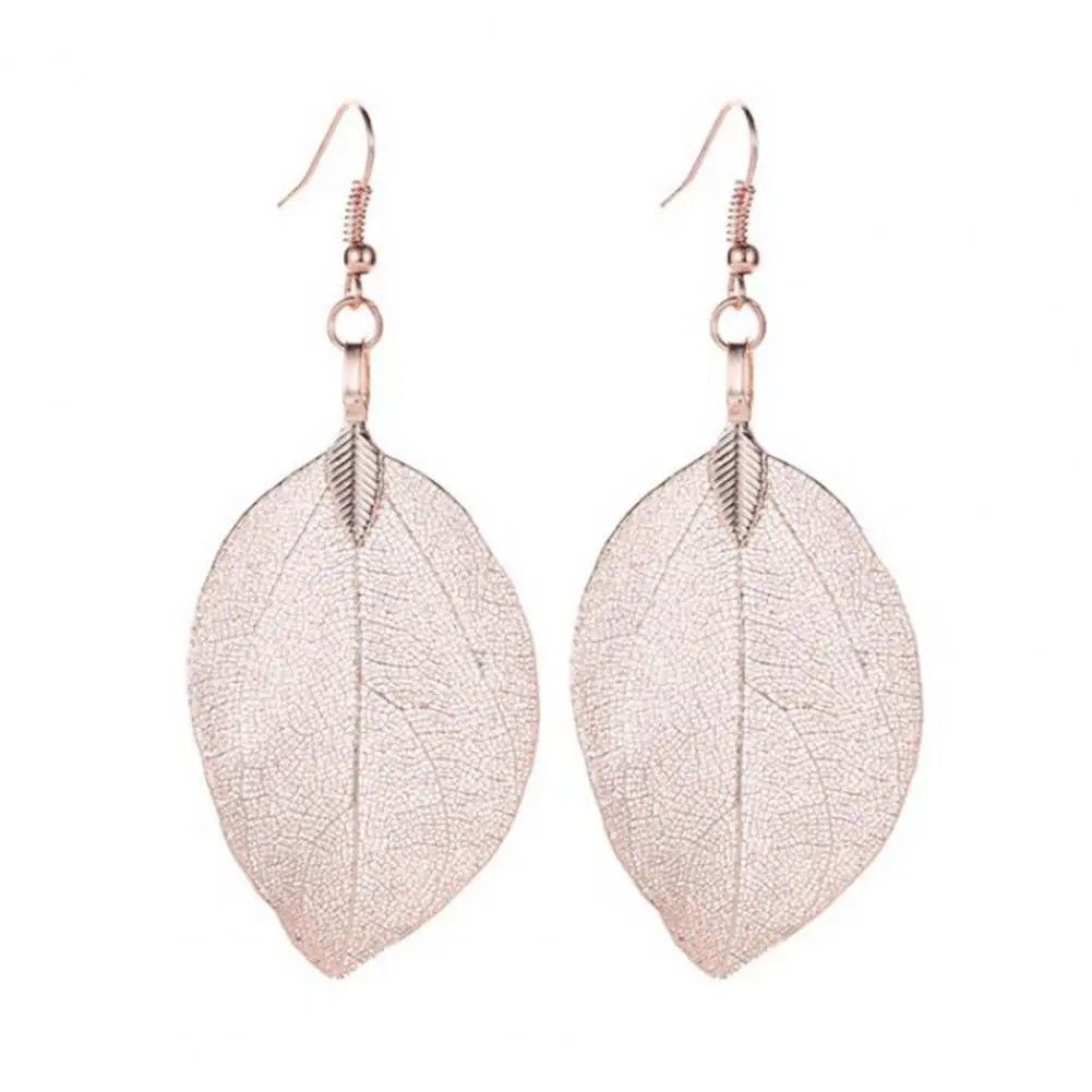 Chic Leaf Drop Earrings