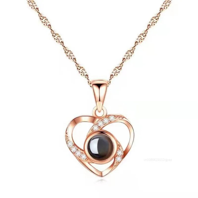 Romantic Heart Projector Necklace