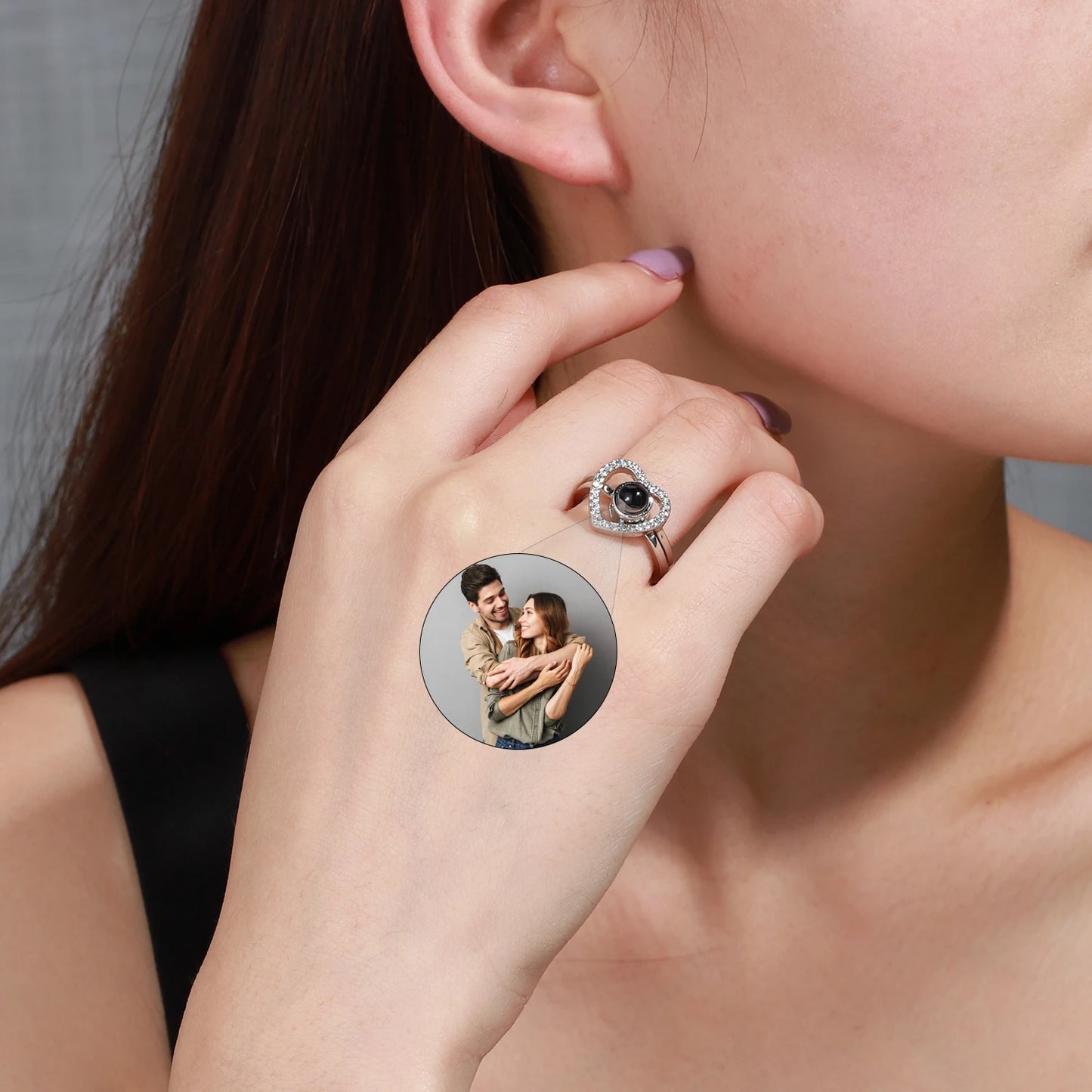 Heartfelt Projection Promise Ring