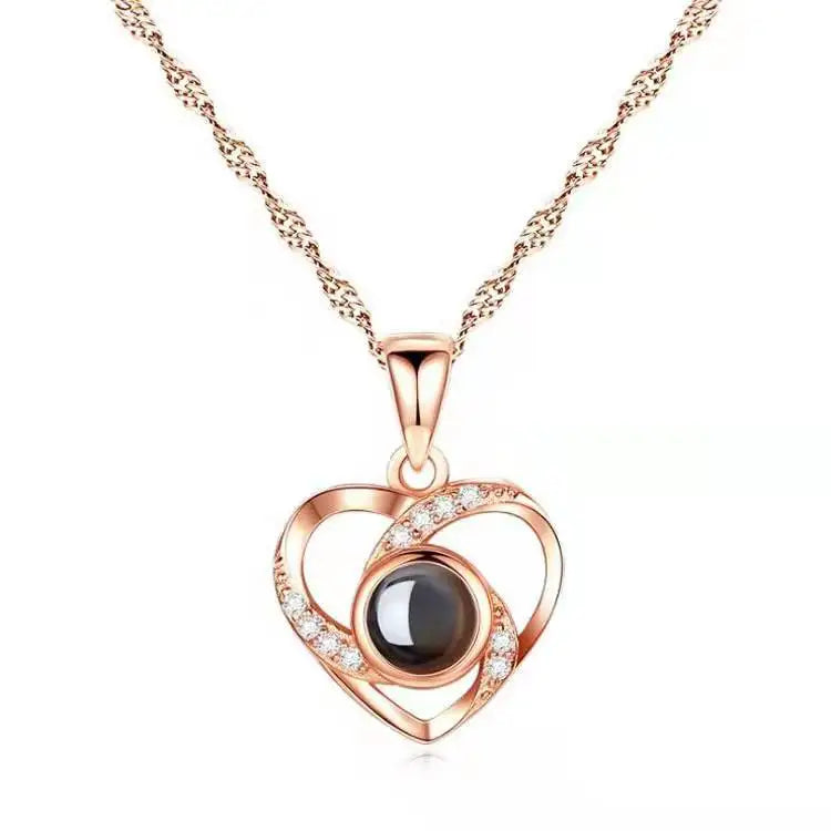 Romantic Heart Projector Necklace