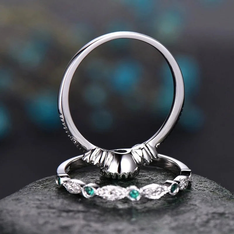 Celestial Blue Elegance Rings