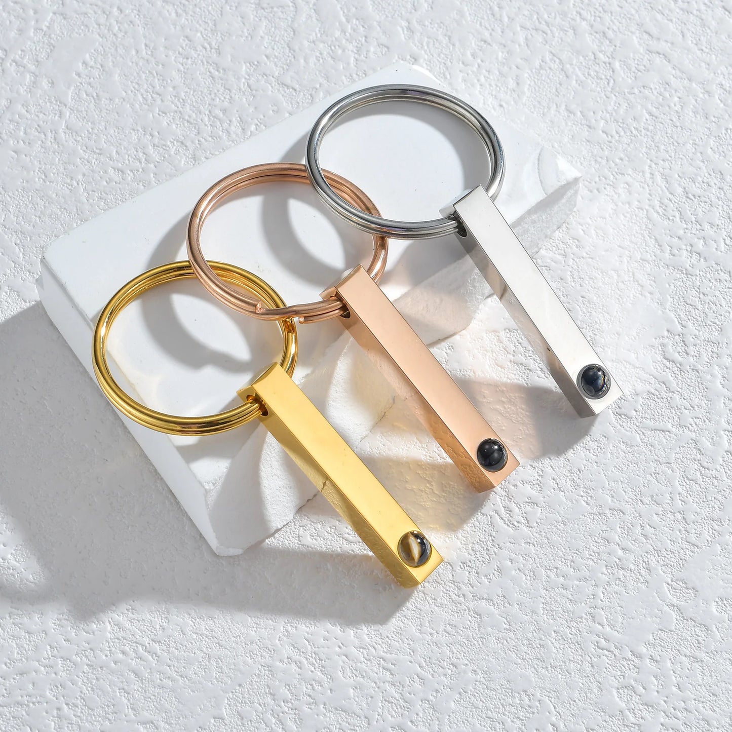Custom Projection Keyring Charm