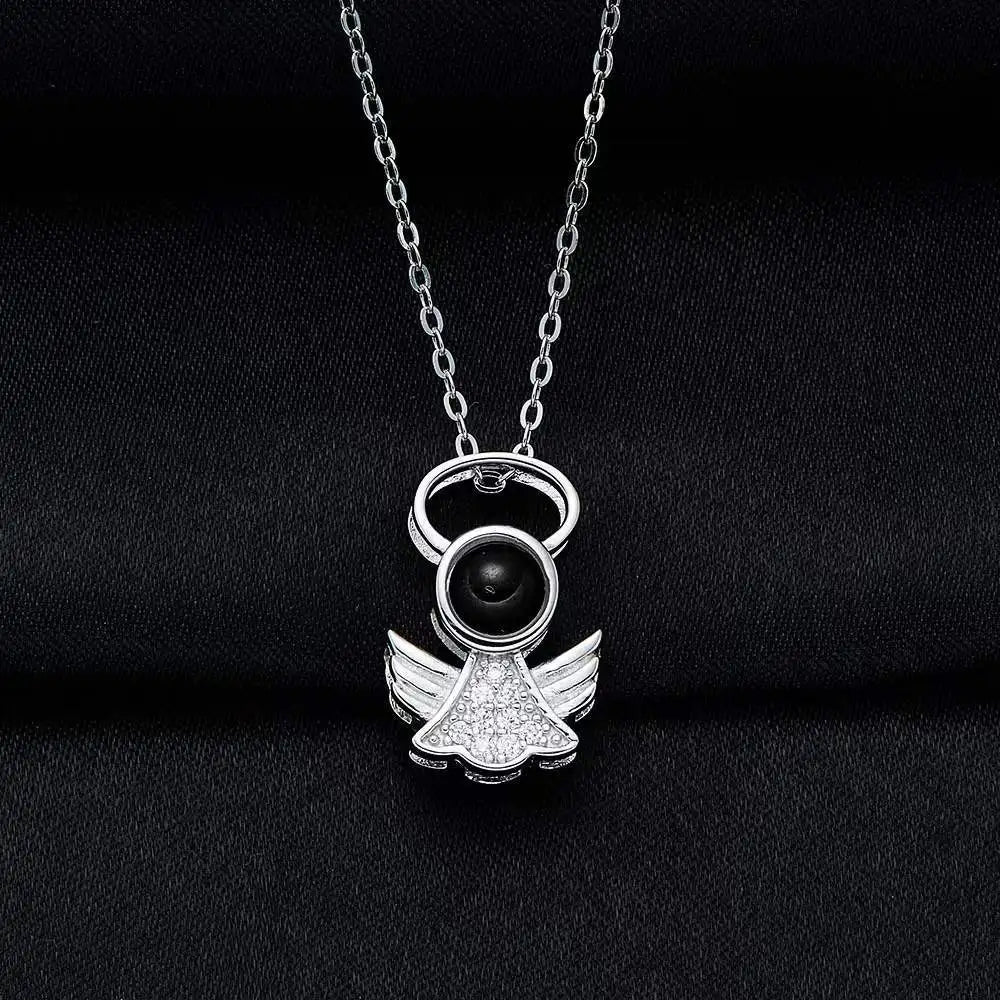 Personalized Angel Memory Necklace
