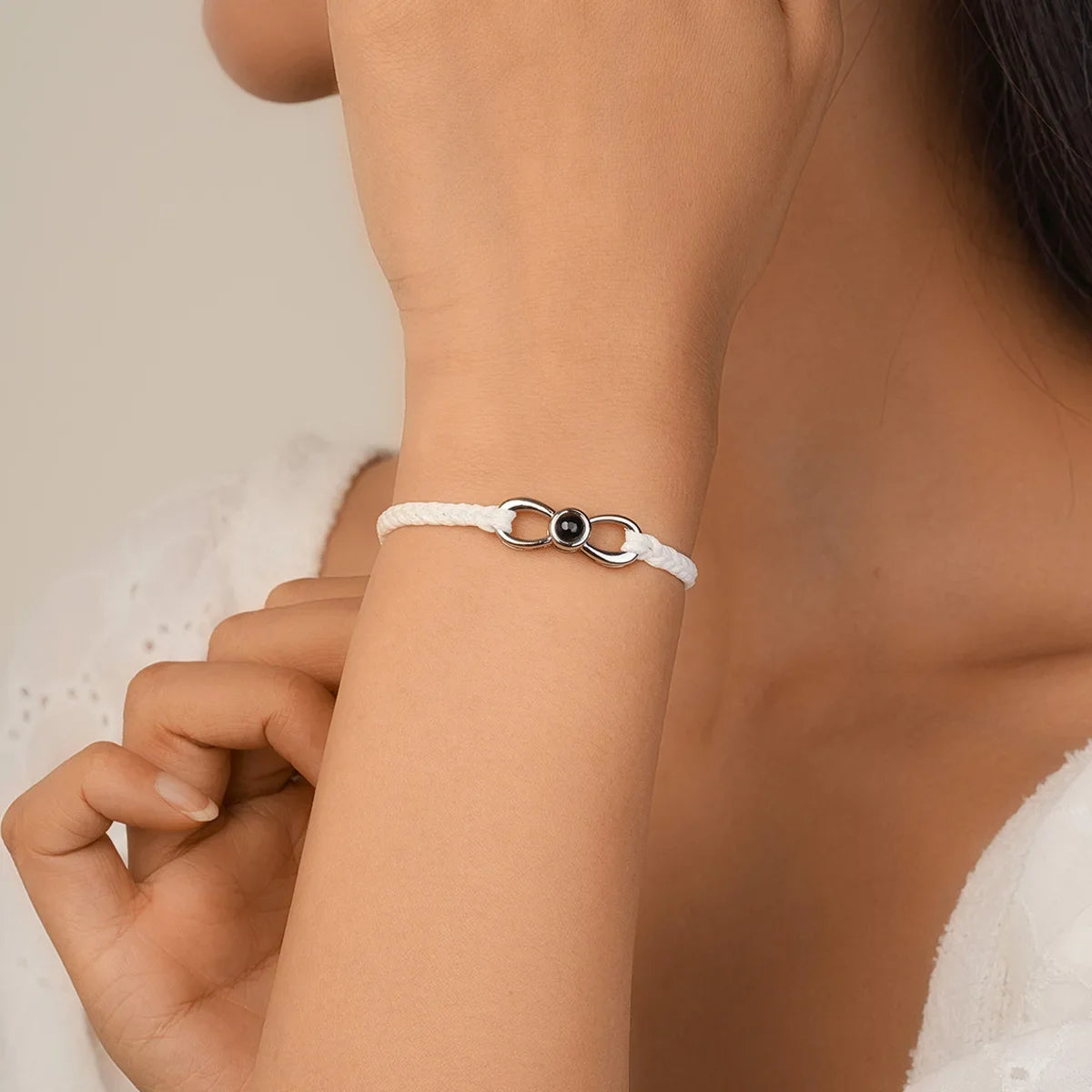 Heart Chain Memory Bracelet