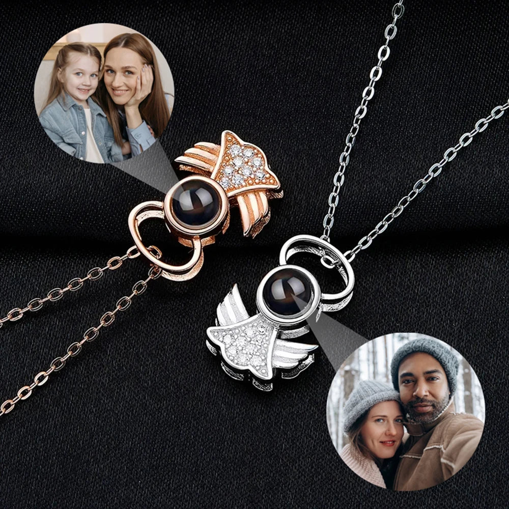 Personalized Angel Memory Necklace
