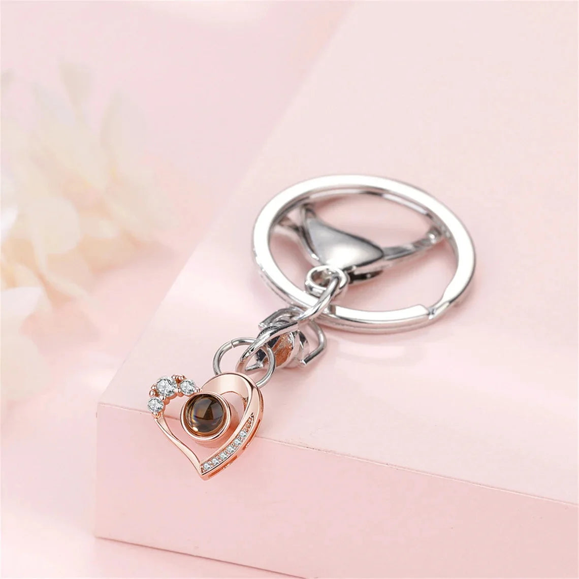 Heartfelt Projection Keychain
