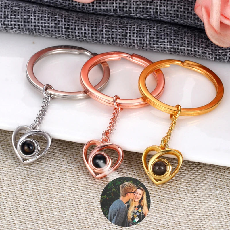 Heartfelt Projection Keychain