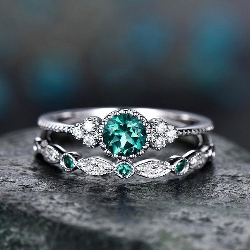 Celestial Blue Elegance Rings