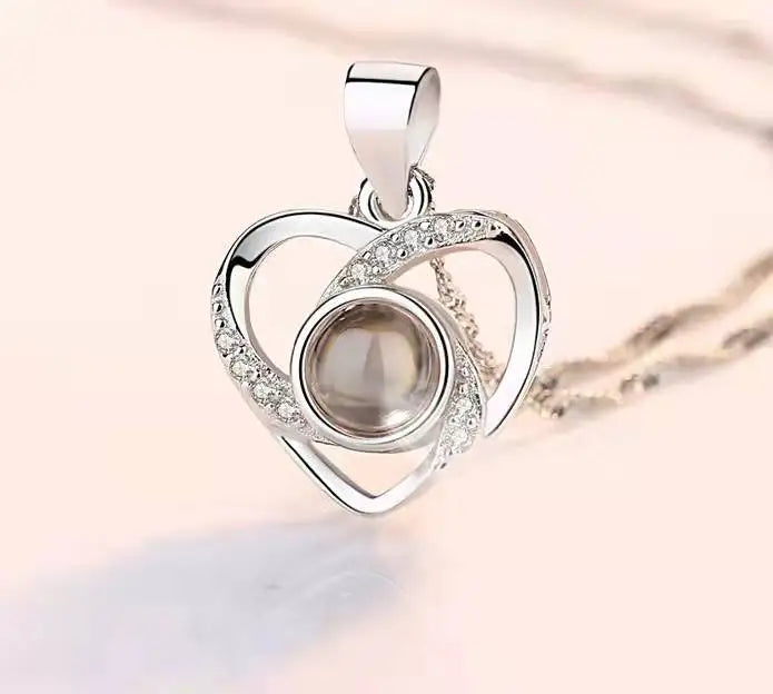 Romantic Heart Projector Necklace