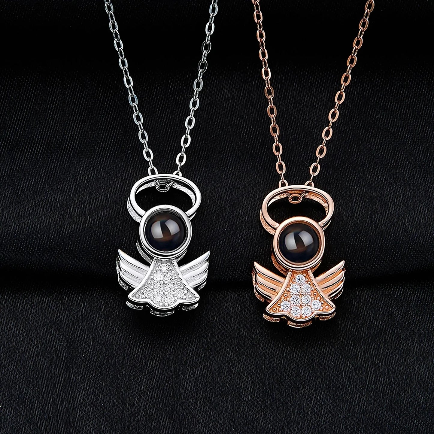 Personalized Angel Memory Necklace