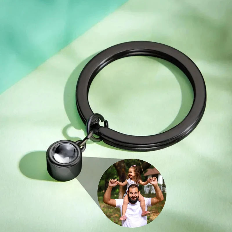 Memory Locket Keychain