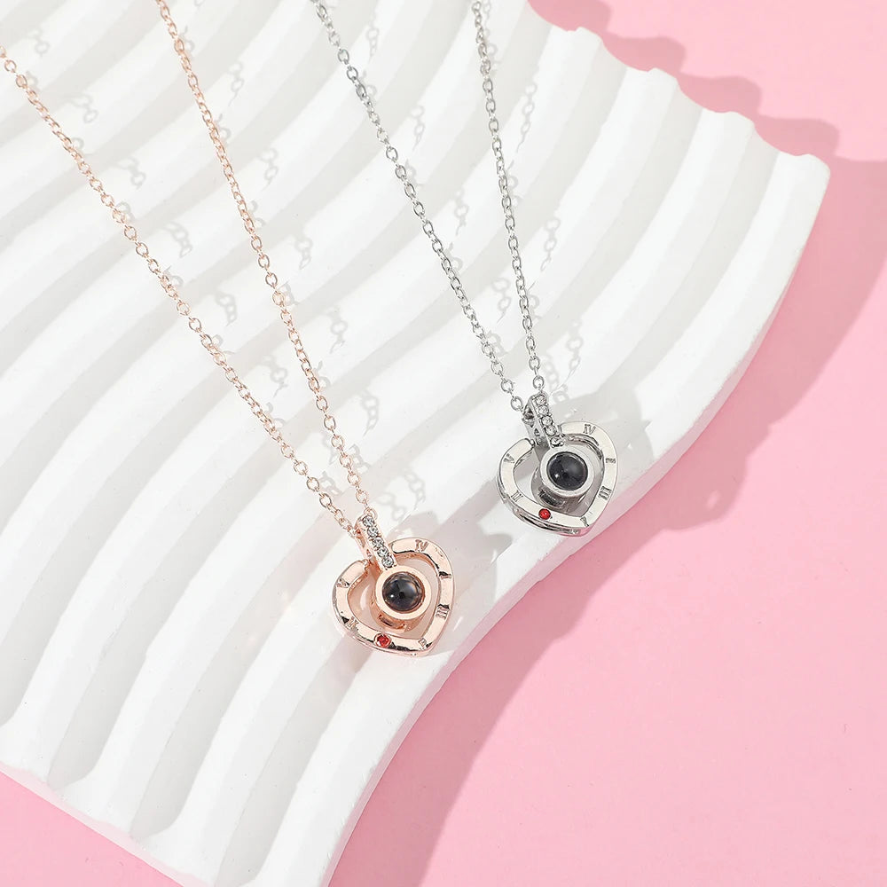 Love Language Heart Necklace