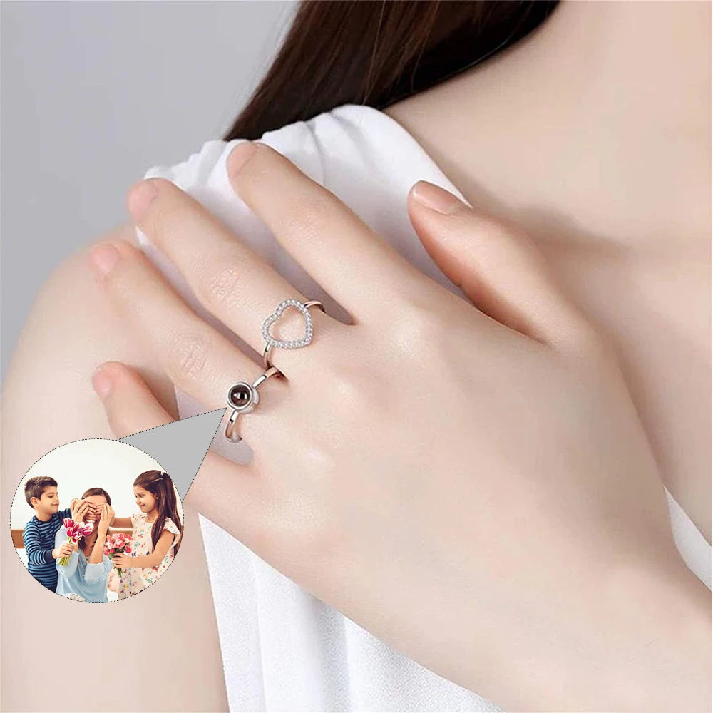 Heartfelt Projection Promise Ring