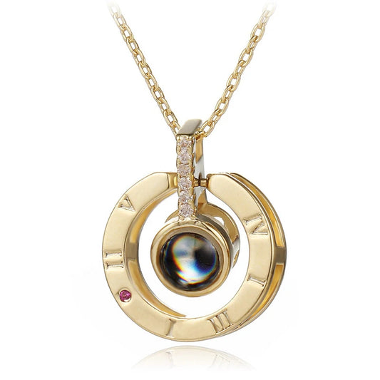 I Love You Projection Necklace